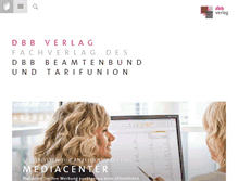 Tablet Screenshot of dbbverlag.de